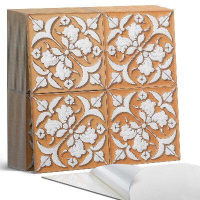 Samoprzylepne płytki na ścianę Kwiatowy styl w pełnym rozkwicie