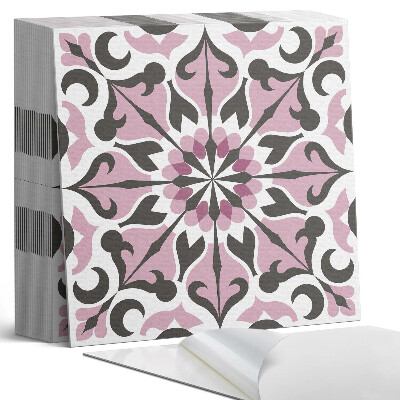 Kafelki samoprzylepne Roślinna symetria w eleganckim stylu