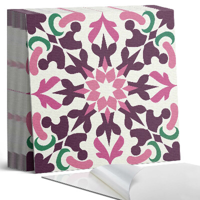 Samoprzylepne płytki Roślinny wzór w symetrii