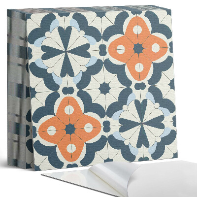 Samoprzylepne płytki Kwiatowy motyw w płytkach