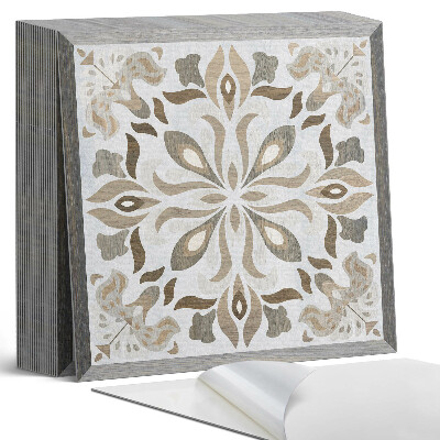 Kafelki samoprzylepne Kwiatowy motyw symetryczny