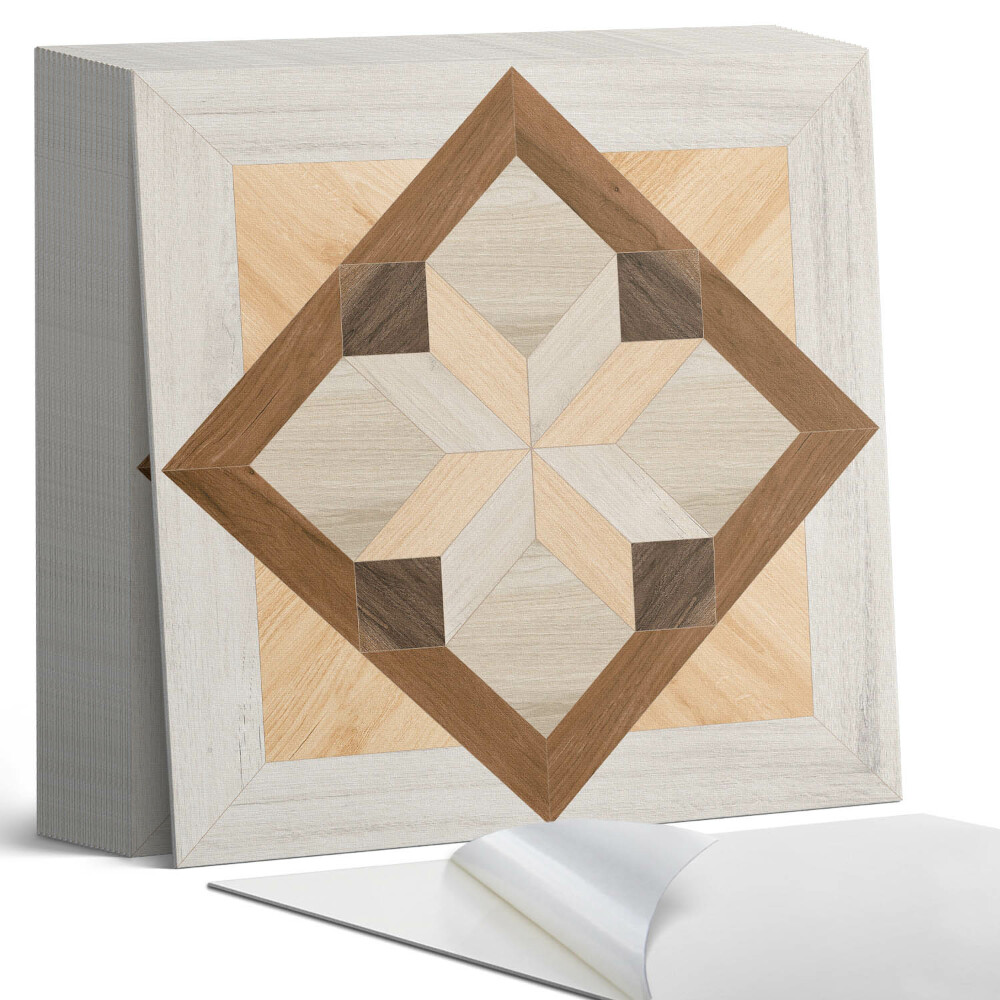 Samoprzylepne płytki Kształty w geometrycznym kwadracie