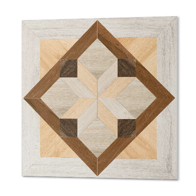 Samoprzylepne płytki Geometryczny motyw w kwadratowej formie