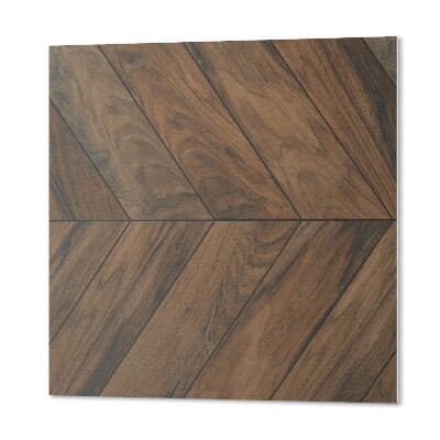 Samoprzylepne płytki Motyw deski w stylu jodełki