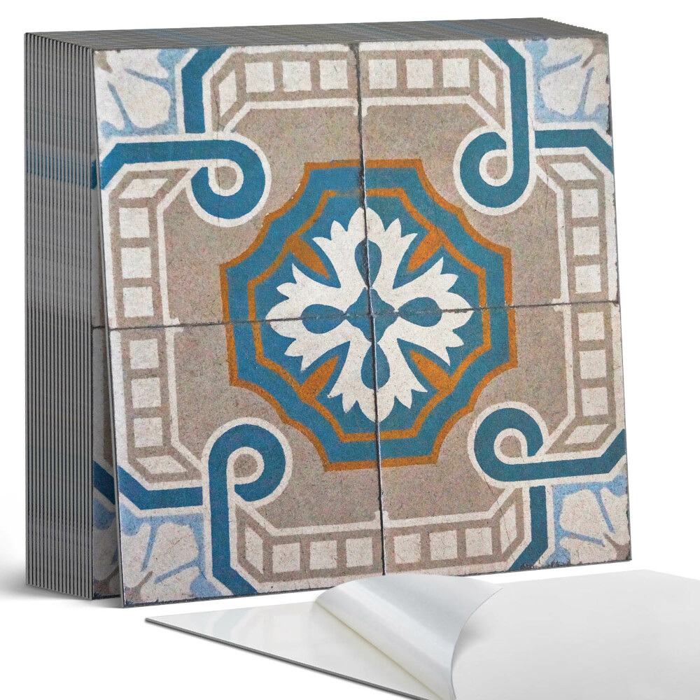 Samoprzylepne płytki na ścianę Mozaikowy wzór z dekoracyjnymi motywami