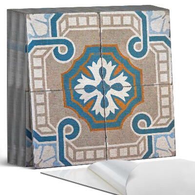 Samoprzylepne płytki na ścianę Mozaikowy wzór z dekoracyjnymi motywami