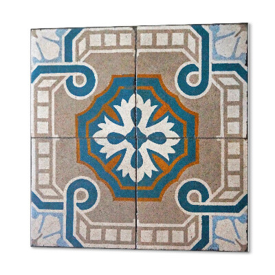 Samoprzylepne płytki na ścianę Ornamentalna mozaika w stylu graficznym