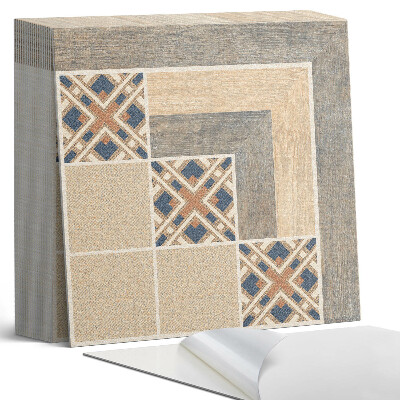 Samoprzylepne płytki Wzory geometryczne na płytkach