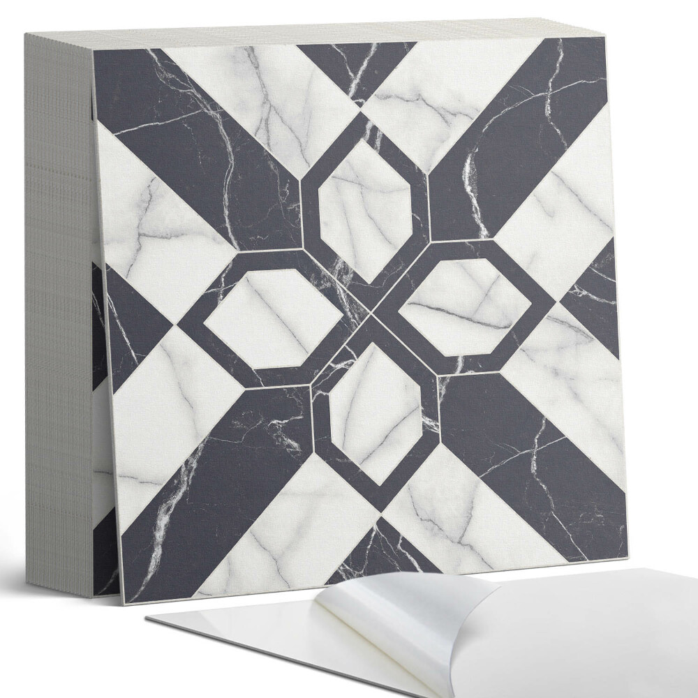 Kafelki samoprzylepne Wzór marmurowy w geometrycznych kształtach
