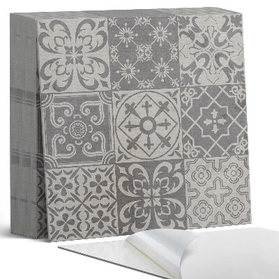 Samoprzylepne płytki na ścianę Kaflowe kompozycje 3x3