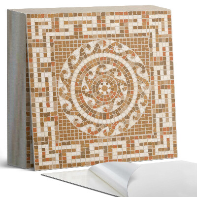 Samoprzylepne płytki na ścianę Mozaikowy wzór w okręgi