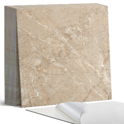 Samoprzylepne płytki na ścianę Marmurowy wzór w naturalnym stylu