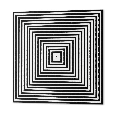Samoprzylepne płytki Stylowe koncentryczne linie w kwadratach
