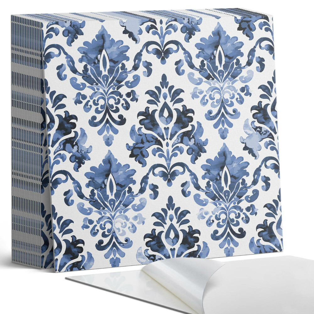 Kafelki samoprzylepne Kwiatowy motyw w barokowym stylu