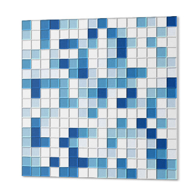 Samoprzylepne płytki Mozaikowy wzór w intensywnych odcieniach niebieskiego