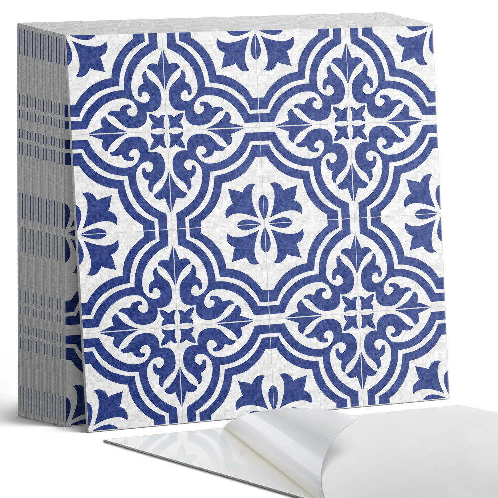 Samoprzylepne płytki na ścianę Roślinne wzory w kafelkowych układach