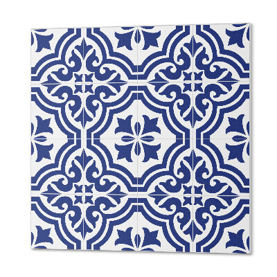 Samoprzylepne płytki na ścianę Kafelkowy motyw roślinny w stylu