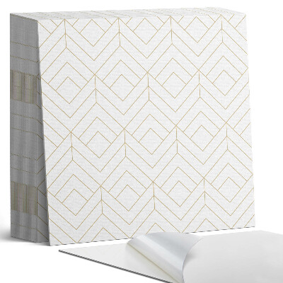 Kafelki samoprzylepne Wzór rombowy w stylu geometrycznym