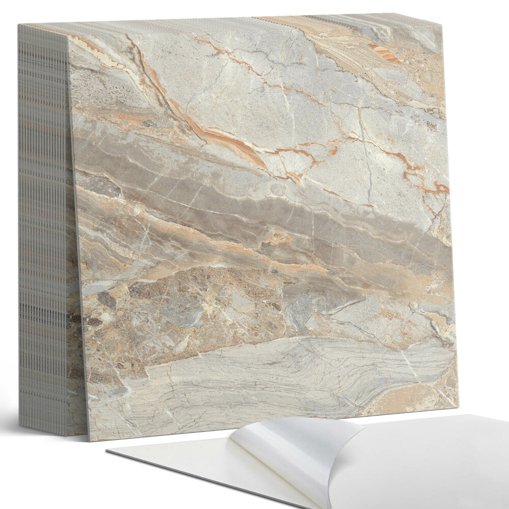 Kafelki samoprzylepne Marmurowa struktura z delikatnymi żyłkami