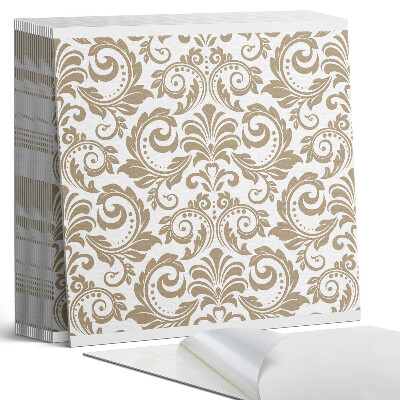 Kafelki samoprzylepne Roślinne zdobienia z ornamentami