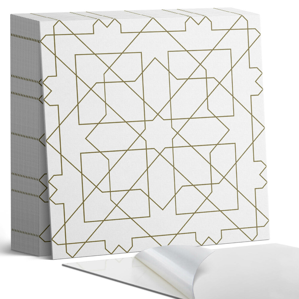 Samoprzylepne płytki Abstrakcyjny motyw linii geometrycznych