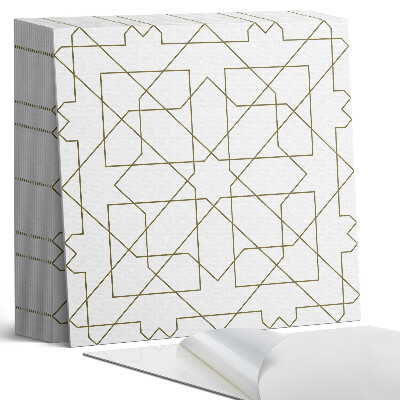 Samoprzylepne płytki Abstrakcyjny motyw linii geometrycznych