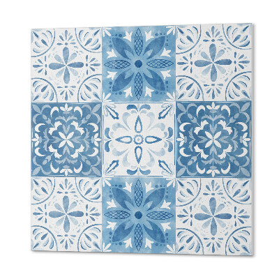 Samoprzylepne płytki na ścianę Motyw kwiatowy w stylowych kafelkach