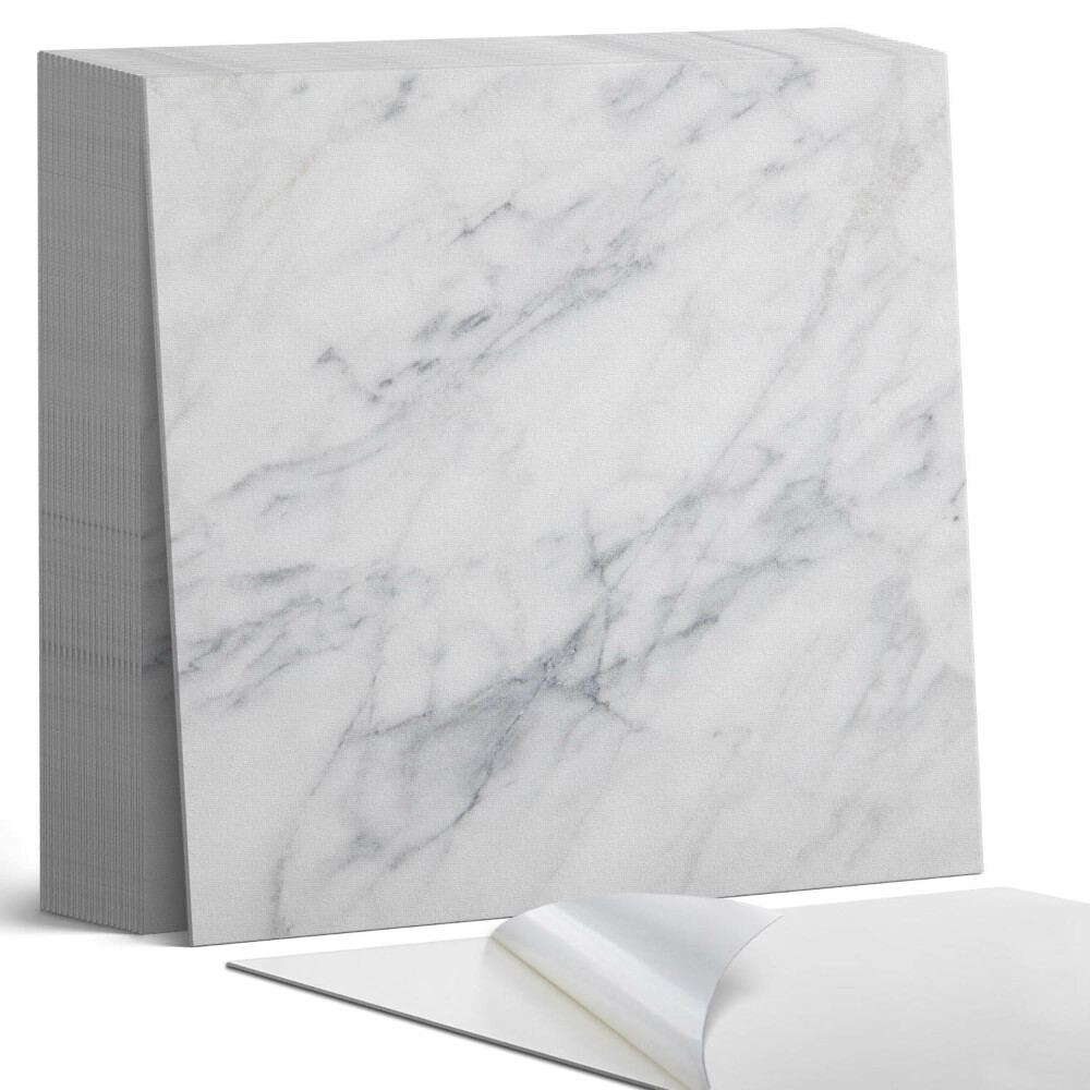 Samoprzylepne płytki na ścianę Marmurowa kompozycja z delikatnymi żyłkami