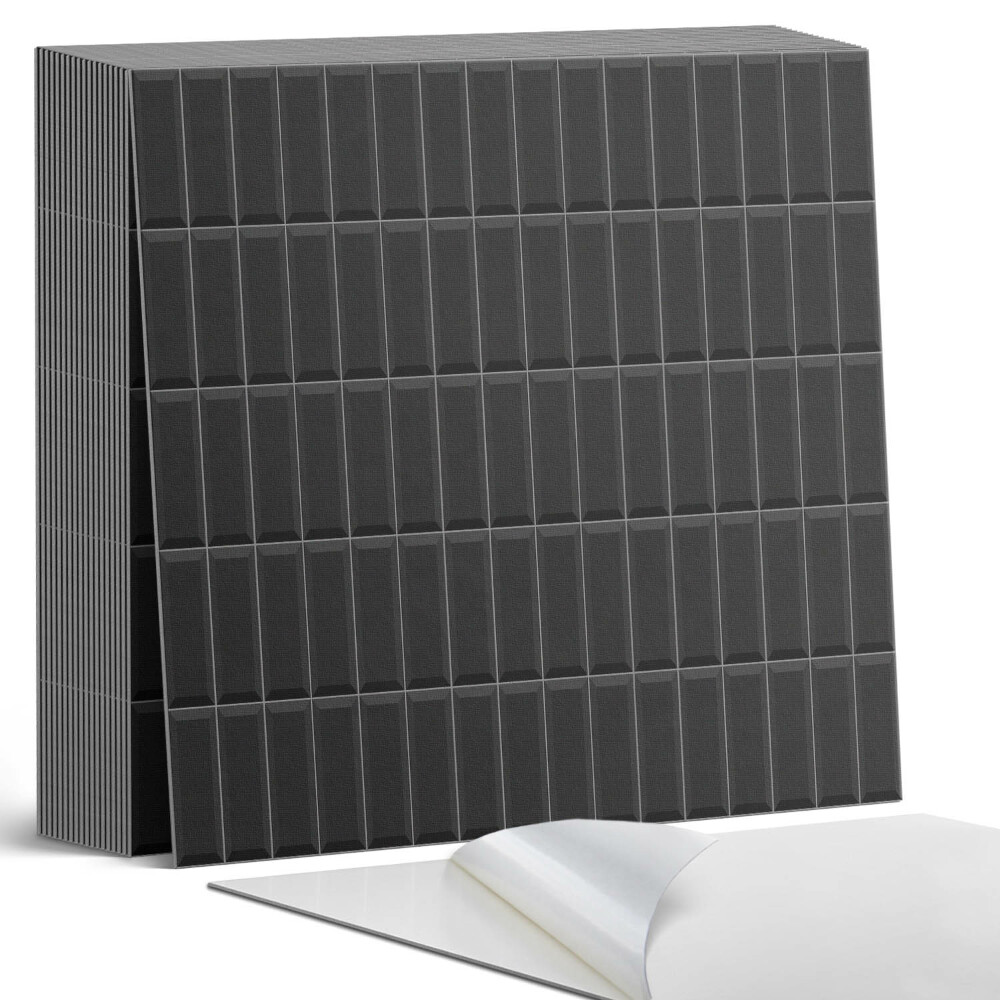 Samoprzylepne płytki na ścianę Skrzynkowy wzór w symetrycznym układzie