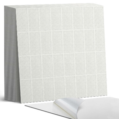 Samoprzylepne płytki na ścianę Geometria prostokątnych układów