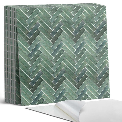 Samoprzylepne płytki na ścianę Jodełkowy wzór trójwymiarowy