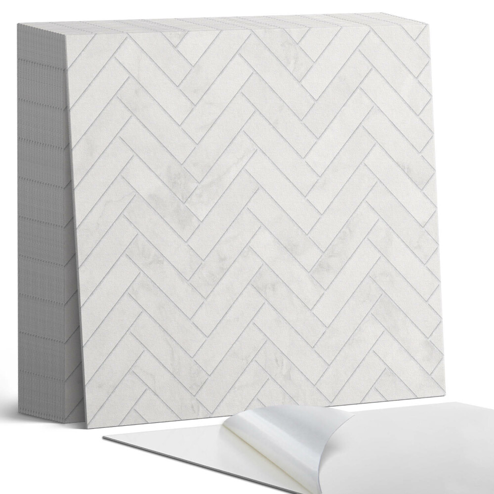 Samoprzylepne płytki Wzór jodełki w trzech wymiarach