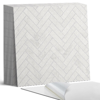 Samoprzylepne płytki Wzór jodełki w trzech wymiarach