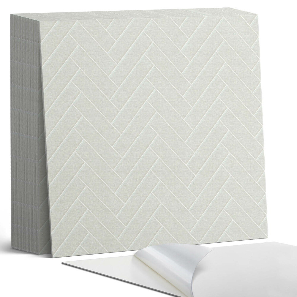 Samoprzylepne płytki na ścianę Jodełkowy Motyw