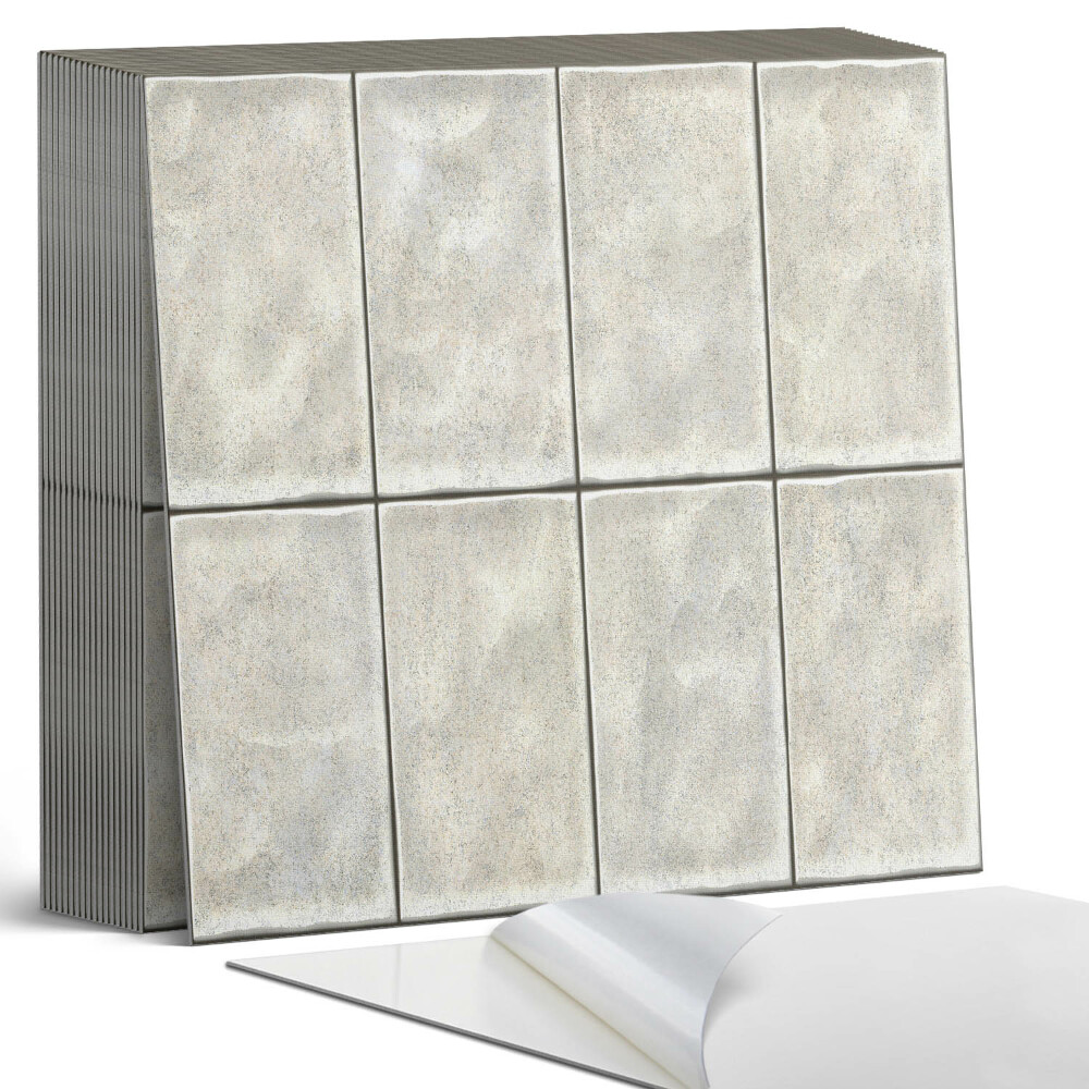 Samoprzylepne płytki Pionowe jasne płytki w trójwymiarze