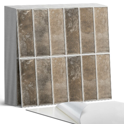 Samoprzylepne płytki na ścianę Pionowe kafelki w paski