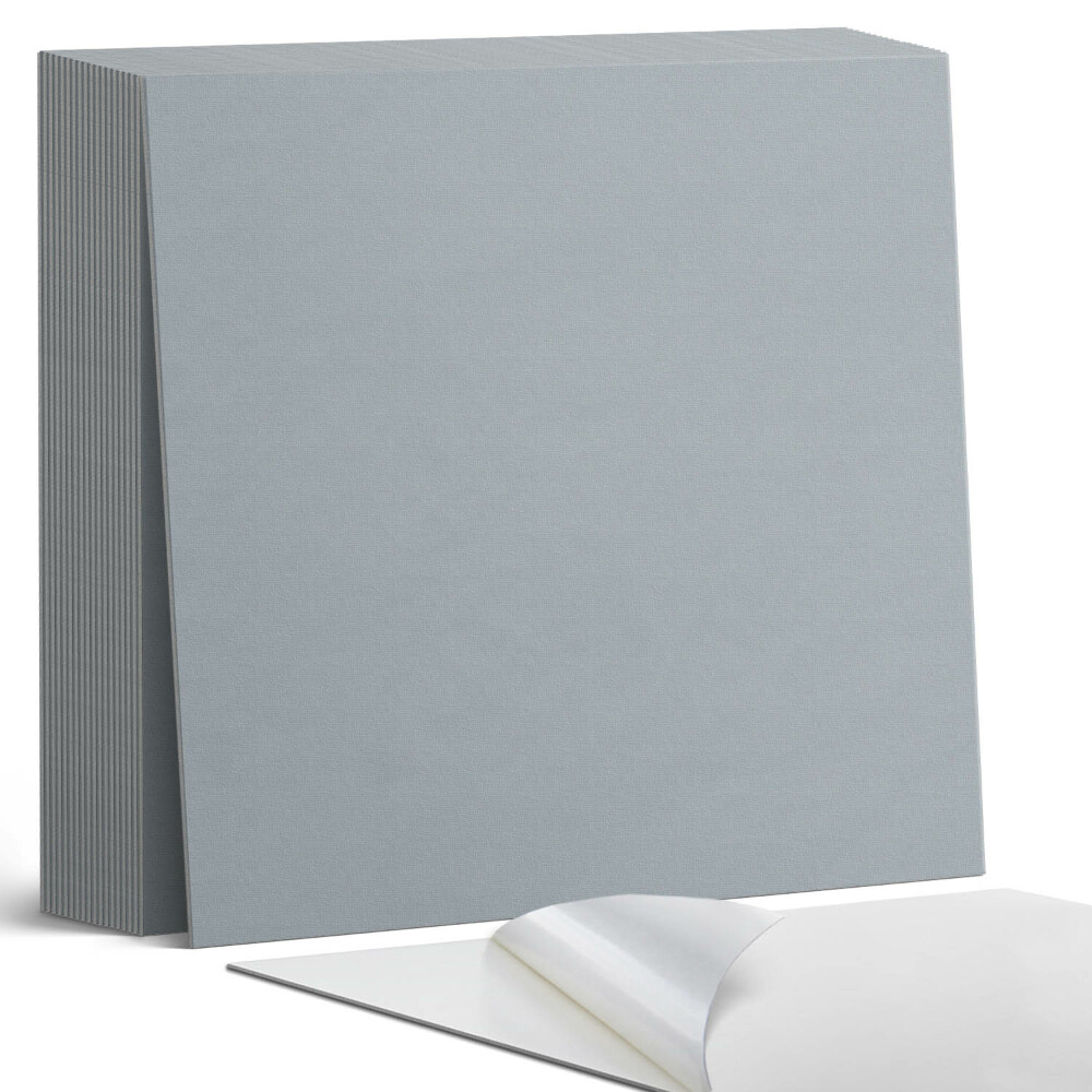 Samoprzylepne płytki na ścianę Szarość w Akcji