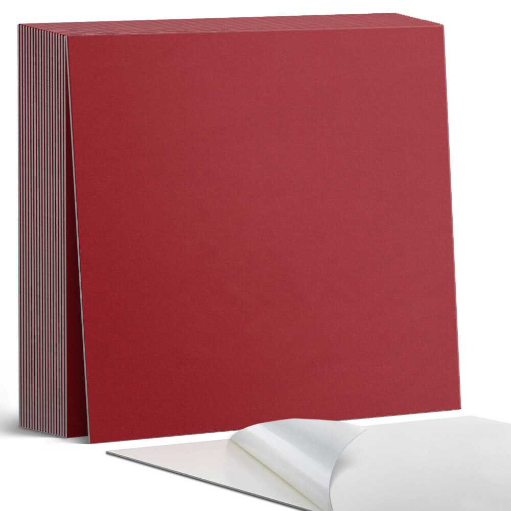 Samoprzylepne płytki na ścianę Burgundowy Akcent