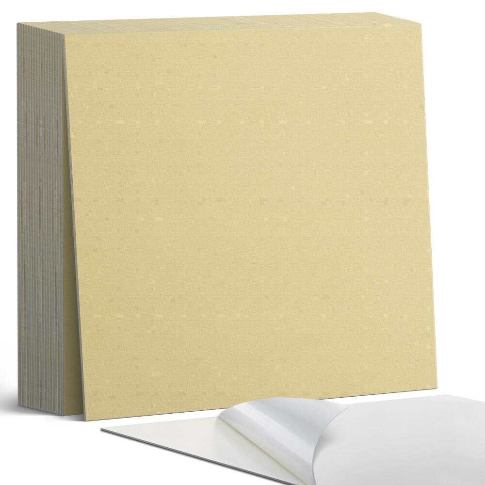 Samoprzylepne płytki na ścianę Pastelowy odcień żółtego