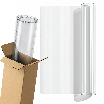 Mata na biurko przezroczysta