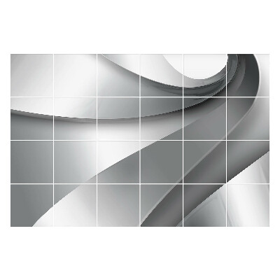 Naklejki samoprzylepne na kafelki Fale i gładkie linie