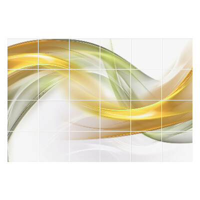 Naklejki samoprzylepne na kafelki Dynamiczne fale i linie