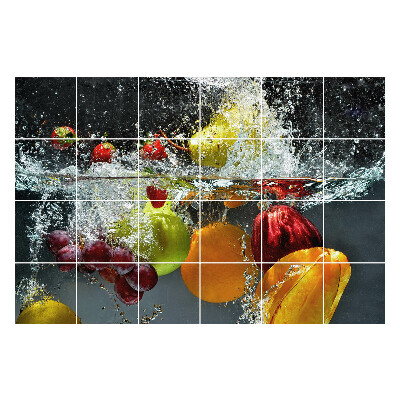 Okleina na płytki Owocowa eksplozja w wodzie