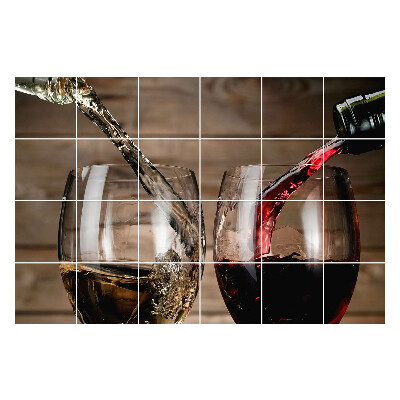 Okleina na płytki Nalewanie napojów do kieliszków