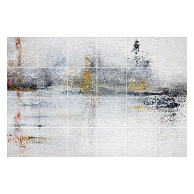 Okleina na płytki Abstrakcyjny pejzaż z fakturą