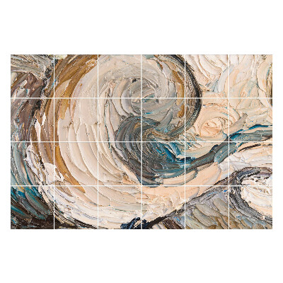 Naklejki na kafelki do kuchni Abstrakcyjne wiry tekstur