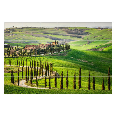 Okleina na płytki Włoska wiejska panorama