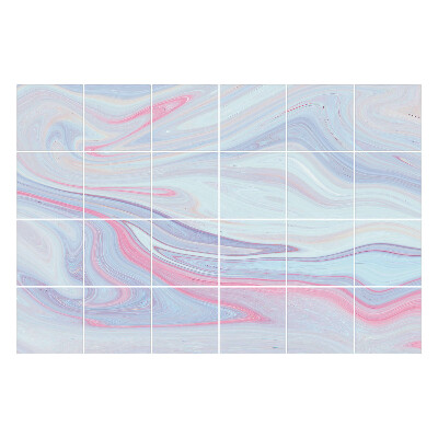 Okleina na płytki Płynne fale kolorów