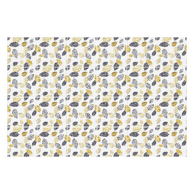 Okleina na płytki Liście w różnych kształtach