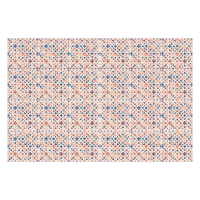 Naklejki na kafelki do kuchni Kwiatowe motywy w układzie